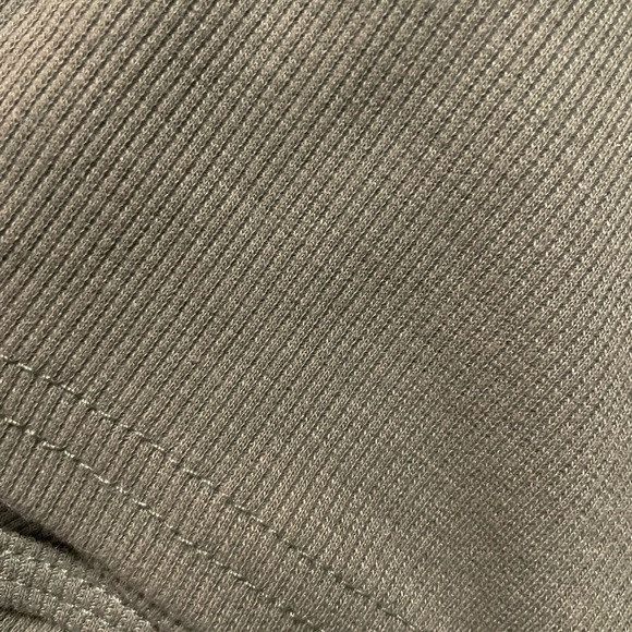 Chances R olive army green tank top silver sequins sleeveless size medium cotton - Picture 10 of 12